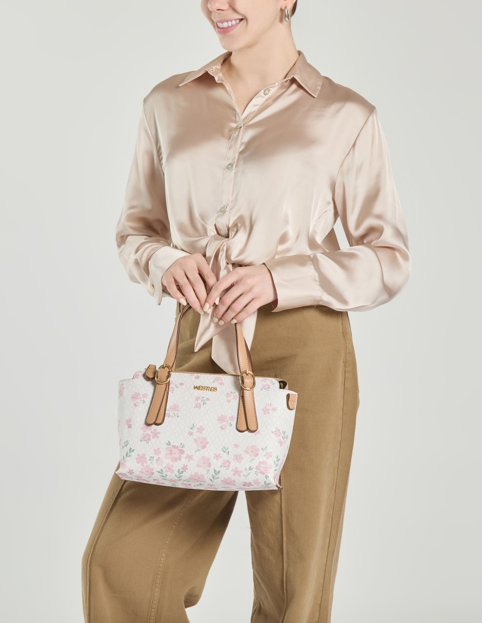 Bolsa satchel Linaya para mujer 6