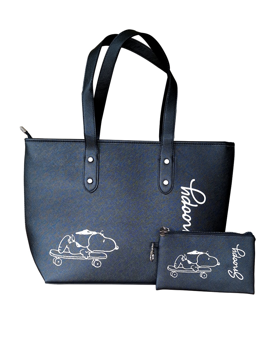 Bolsa shopper snoopy para mujer 1