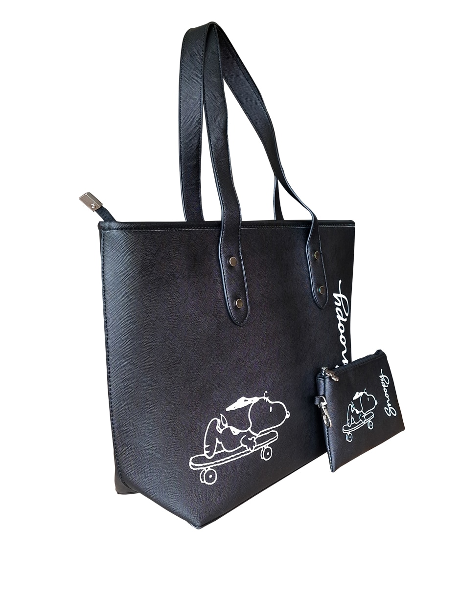 Bolsa shopper snoopy para mujer 2