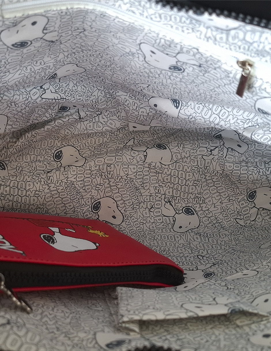 Bolsa shopper snoopy para mujer