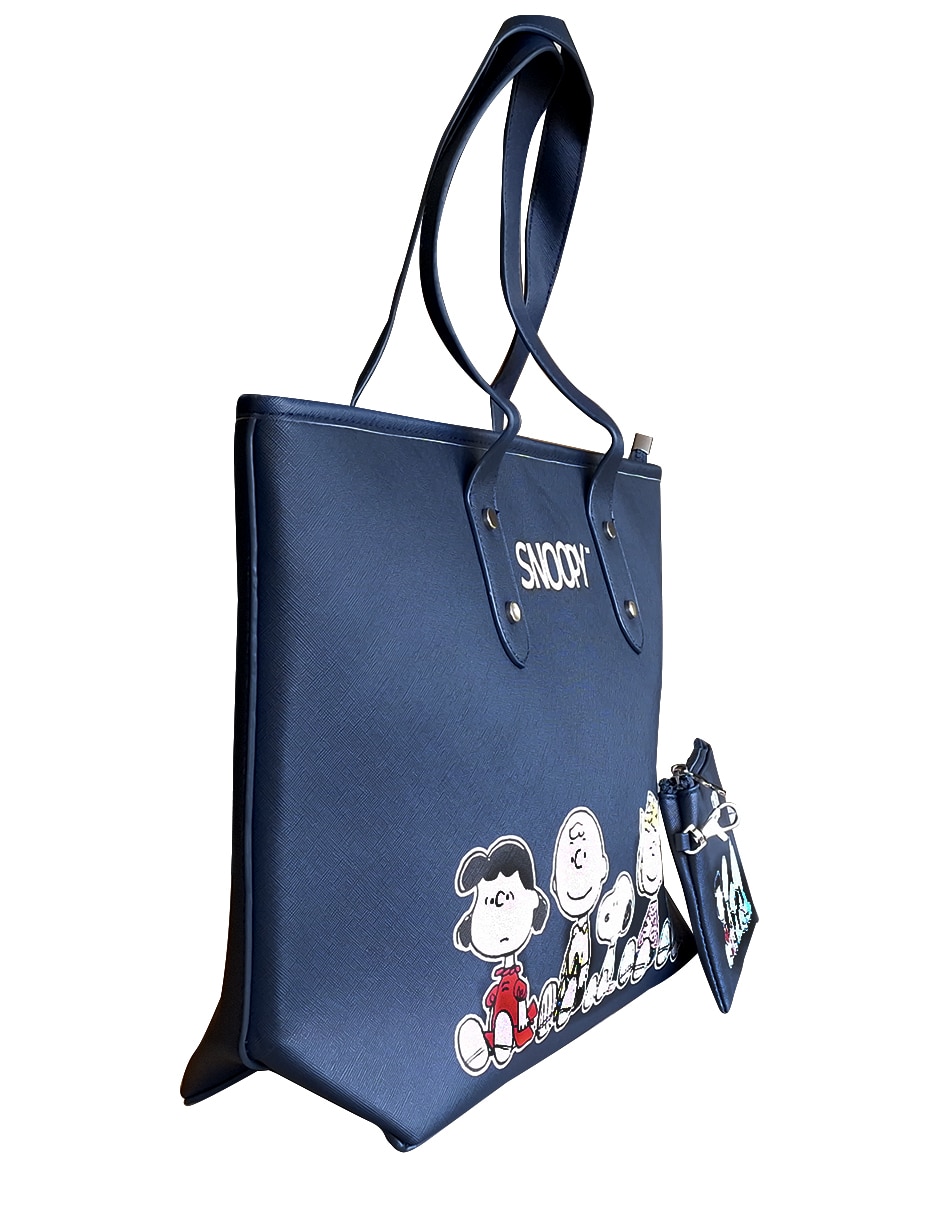Bolsa shopper Snoopy para mujer 5